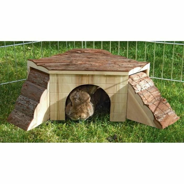 Kerbl Maison Nature con rampa para roedores - 37x37x16cm Kerbl Maison Nature con rampa para roedores - 37x37x16cm
