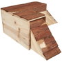 Kerbl Maison Nature con rampa para roedores - 37x37x16cm