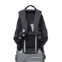 Zoozie Bags 2709 Bolsa para Portátil hasta 15.6 Pulgadas, Resistente al Agua con Puerto USB, Color Fume, Capacidad 25-30 L