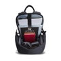 Zoozie Bags 2709 Bolsa para Portátil hasta 15.6 Pulgadas, Resistente al Agua con Puerto USB, Color Fume, Capacidad 25-30 L
