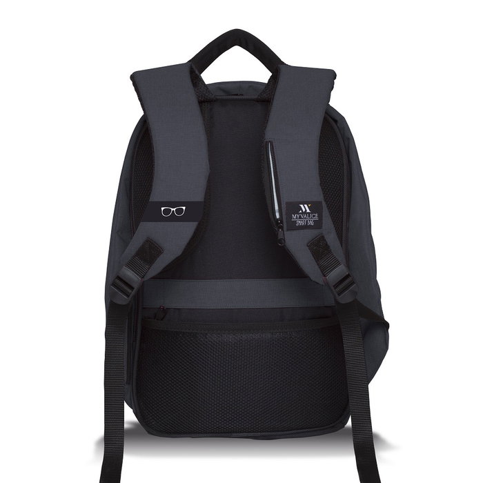 Zoozie Bags 2709 Bolsa para Portátil hasta 15.6 Pulgadas, Resistente al Agua con Puerto USB, Color Fume, Capacidad 25-30 L Zoozie Bags 2709 Bolsa para Portátil hasta 15.6 Pulgadas, Resistente al Agua con Puerto USB, Color Fume, Capacidad 25-30 L