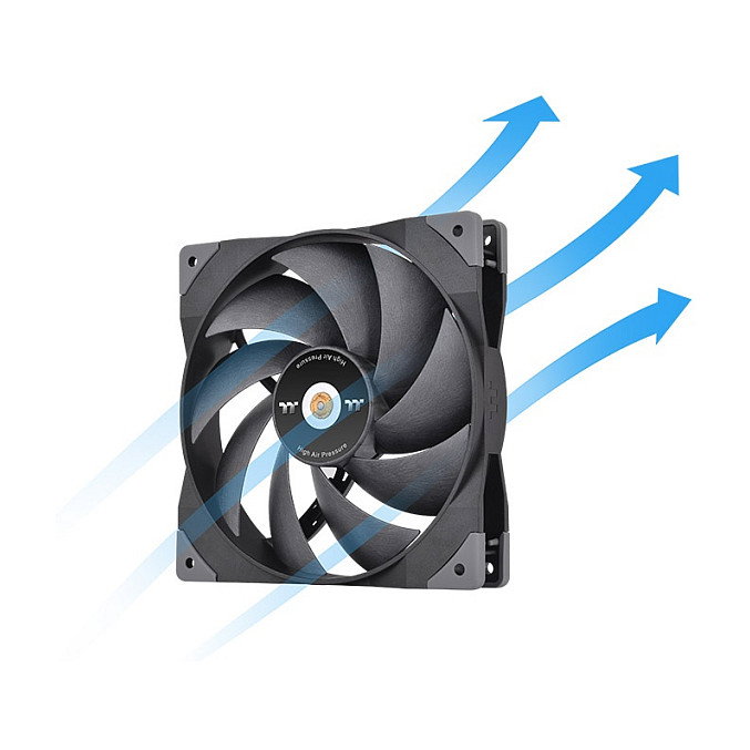 Thermaltake SWAFAN GT14 Ventilador de refrigeración para PC 140mm Negro Thermaltake SWAFAN GT14 Ventilador de refrigeración para PC 140mm Negro