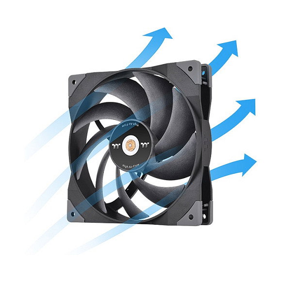 Thermaltake SWAFAN GT14 Ventilador de refrigeración para PC 140mm Negro Thermaltake SWAFAN GT14 Ventilador de refrigeración para PC 140mm Negro