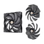 Thermaltake SWAFAN GT14 Ventilador de refrigeración para PC 140mm Negro