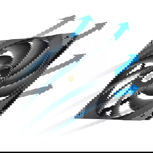 Thermaltake GT14 TT Premium Edition Ventilador Refrigeración PC 140mm Negro - 1 Unidad