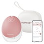 Momcozy M9 Sacaleches Doble Portátil con Batería y Caja de Almacenamiento, Granate