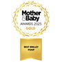Momcozy M9 Sacaleches Doble Portátil con Batería y Caja de Almacenamiento, Granate