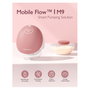 Momcozy M9 Sacaleches Doble Portátil con Batería y Caja de Almacenamiento, Granate
