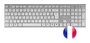 Tacens ZenithWFR Combo Teclado, Ratón y Alfombrilla Inalámbrico 3en1, Tecla Copilot IA, AZERTY Francés, Perfil Bajo, 3200 DPI, Blanco y Plata