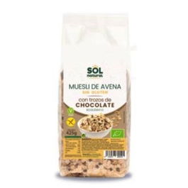 Solnatural Muesli de Avena y Chocolate Bio SG 425Gr