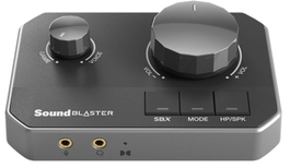 Creative Labs Sound Blaster G8 USB DAC y Amplificador de Auriculares 32 bits 130 dB Negro