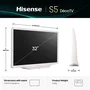 Hisense 32S5Q Smart TV QLED Full HD 32 pulgadas Blanco