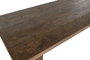 DKD Home Decor Mesa Comedor Indo minimal 24 Teca reciclada Desmontable 90 x 78 x 220 cm