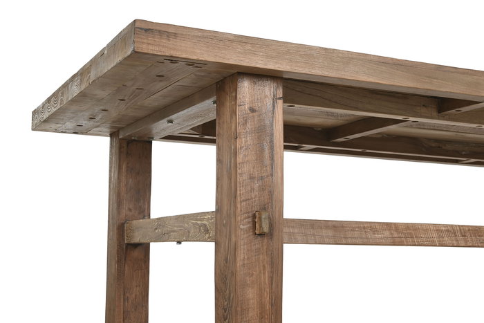 DKD Home Decor Mesa Comedor Indo minimal 24 Teca reciclada Desmontable 90 x 78 x 220 cm DKD Home Decor Mesa Comedor Indo minimal 24 Teca reciclada Desmontable 90 x 78 x 220 cm