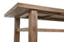 DKD Home Decor Mesa Comedor Indo minimal 24 Teca reciclada Desmontable 90 x 78 x 220 cm