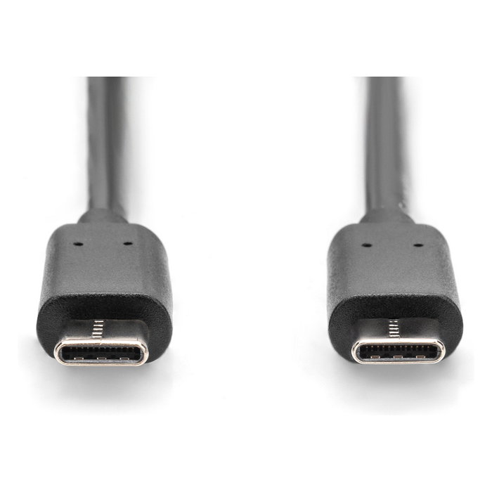 Digitus Cable de conexión USB tipo C a tipo C, 1m, Negro Digitus Cable de conexión USB tipo C a tipo C, 1m, Negro