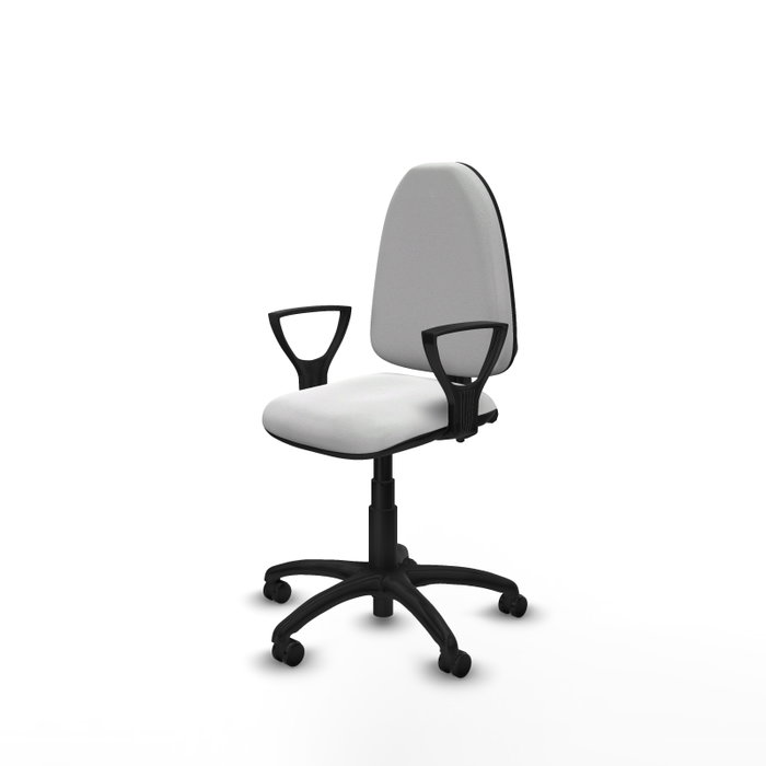 PIQUERAS Y CRESPO Silla de oficina Aýna Blanca con Brazos Fijos PIQUERAS Y CRESPO Silla de oficina Aýna Blanca con Brazos Fijos