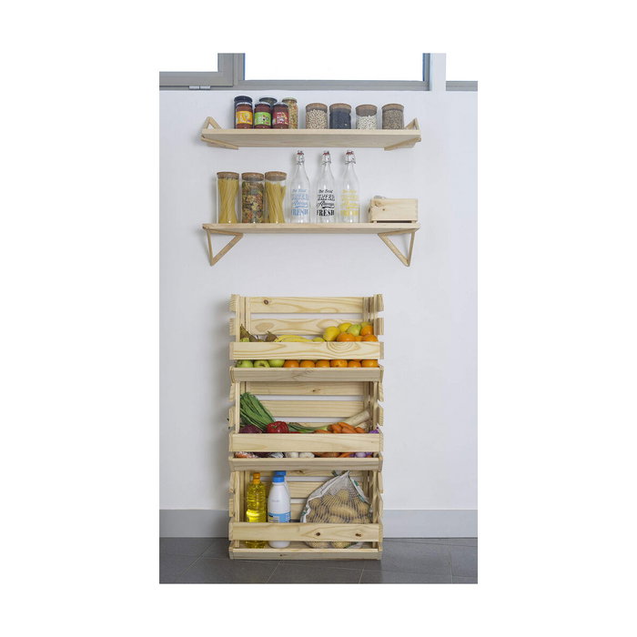 Astigarraga Caja apilable Evolution de pino sin barniz 60 x 28,5 x 35,3 cm Astigarraga Caja apilable Evolution de pino sin barniz 60 x 28,5 x 35,3 cm