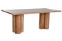 DKD Home Decor Mesa Comedor Moderno Natural Madera Acacia 100 x 76 x 200 cm