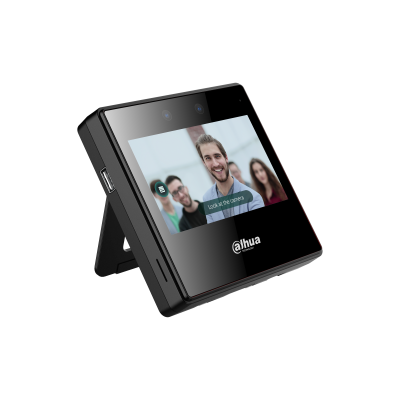 Dahua Lector de Control de Acceso DHI-ASA3223A-W con Reconocimiento Facial, Huella, Tarjeta y Contraseña, Pantalla Táctil LCD 4.3", WiFi, 2MP, para Interior