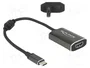 DeLOCK 62988 Adaptador USB Type-C™ a HDMI 4K 60 Hz con PD, Gris