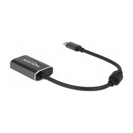 DeLOCK Adaptador USB Type-C™ a HDMI 4K 60 Hz con función PD, Gris