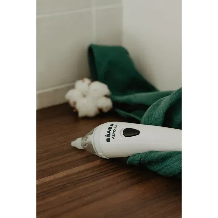 Beaba Aspirador Nasal Eléctrico Portátil para Bebés Aspidoo White BEA1699584529651