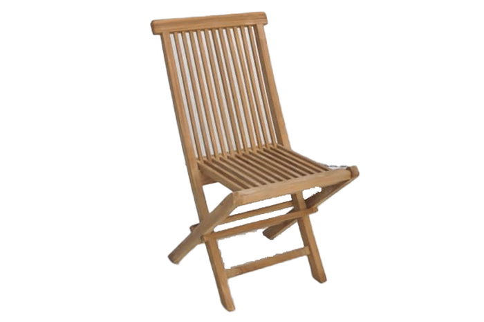 DKD Home Decor Mesa Comedor Plegable de Jardín y Terraza en Teca Marrón 120x120x75 cm - Set 5 Piezas (Mesa y 4 Sillas)