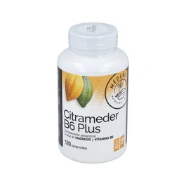 MEDERI NUTRICION INTEGRATIVA Citrameder B6 Plus 120 Comprimidos - Magnesio y Vitamina B6 para Cansancio, Fatiga y Músculos