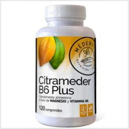 MEDERI NUTRICION INTEGRATIVA Citrameder B6 Plus 120 Comprimidos - Magnesio y Vitamina B6 para Cansancio, Fatiga y Músculos