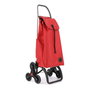 Rolser i-max MF 6 - Carro de la compra plegable, 43 litros tipo mochila, 6 ruedas de aluminio, color rojo, capacidad hasta 50 kg