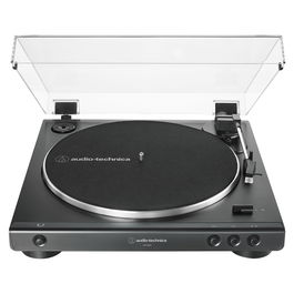 Audio-Technica AT-LP60XBK Tocadiscos de vinilo automático con preamplificador phono integrado, Negro