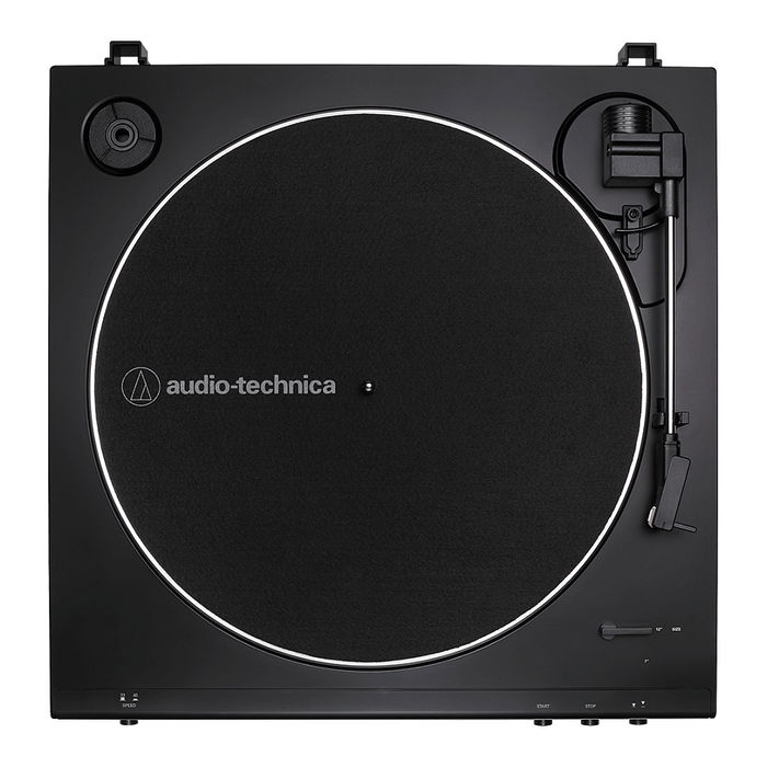 Audio-Technica AT-LP60XBK Tocadiscos de vinilo automático con preamplificador phono integrado, Negro