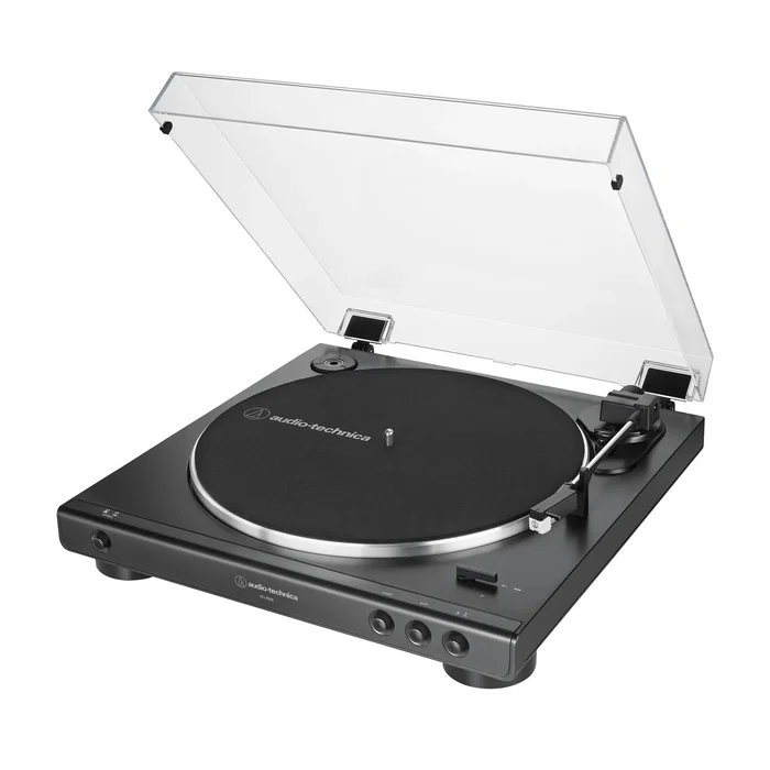 Audio-Technica AT-LP60XBK Tocadiscos de vinilo automático con preamplificador phono integrado, Negro