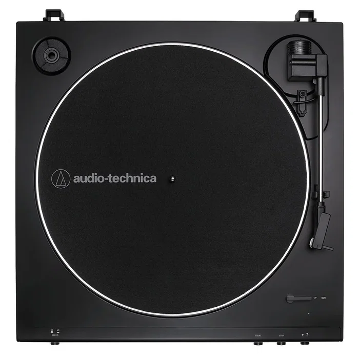 Audio-Technica AT-LP60XBK Tocadiscos de vinilo automático con preamplificador phono integrado, Negro