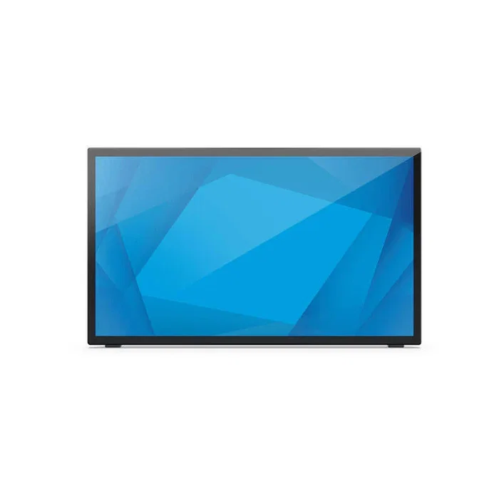 Elo ET2270L-2UWA-0-BL-G Monitor táctil de 22 pulgadas (21.5") Full HD 1920x1080 LCD 4K Ultra HD, 10 puntos táctiles, HDMI, DisplayPort, USB, Altavoces, montaje VESA, Negro