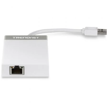 TRENDnet TU3-ETGH3 Adaptador USB 3.0 a Gigabit Ethernet con Hub de 4 Puertos, Blanco