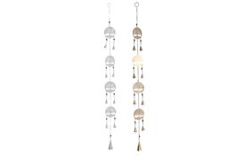 DKD Home Decor Decoración Colgante Árbol de la Vida Dorado y Blanco