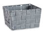 Kipit Cesta de Tela Cónica Rectangular Pequeña Gris 20 cm x 15 cm x 11 cm (Set de 24)