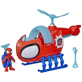 Hasbro Marvel Spidey Helicóptero Equipo Spidey Vehículo con Proyectil Figura 7.5 cm A partir de 3 años HASG19695L0