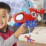 Hasbro Spidey-Cóptero con Figura de Spidey y Accesorios