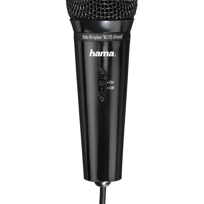 Hama MIC-P35 Allround Micrófono de Sobremesa con Trípode