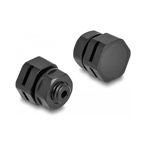 DeLOCK Tapón de Ventilación M6 Negro (2 piezas) DeLOCK Tapón de Ventilación M6 Negro (2 piezas)