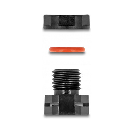 DeLOCK Tapón de Ventilación M6 Negro (2 piezas) DeLOCK Tapón de Ventilación M6 Negro (2 piezas)