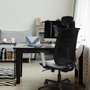 PIQUERAS Y CRESPO Silla Alares Sincro Malla Negra y Asiento Similpiel Amarillo