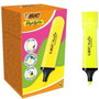 Bic Marcadores Fluorescentes Highlighter Flat Neón Amarillo Caja 12 Unidades 517962