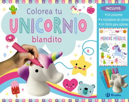 BRUÑO, Colorea tu unicornio blandito