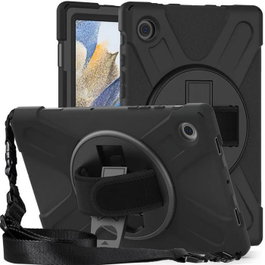 eSTUFF Full Body Defender CHICAGO para Galaxy TAB A8 10.5 con protector de pantalla integrado - Negra