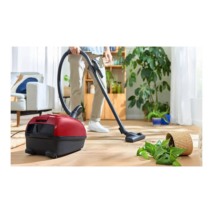 Bosch BGD38RD1H Serie 4 Aspiradora de tambor con Bolsa, 600W, 4L, Filtro Micro, Rojo, Cepillo para Polvo y Boquilla para Tapices Incluidos Bosch BGD38RD1H Serie 4 Aspiradora de tambor con Bolsa, 600W, 4L, Filtro Micro, Rojo, Cepillo para Polvo y Boquilla para Tapices Incluidos