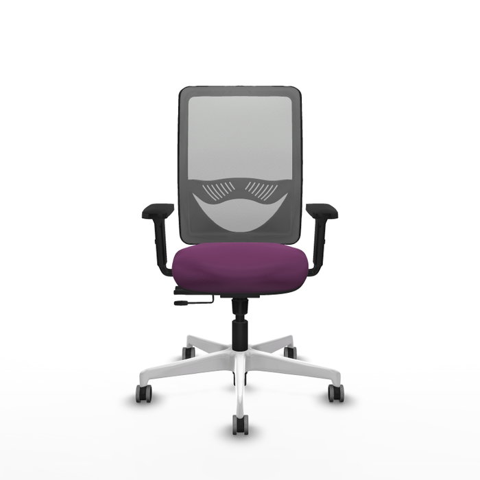 PIQUERAS Y CRESPO Silla de oficina Zulema con mecanismo Sincro/Traslack, Morado y Gris PIQUERAS Y CRESPO Silla de oficina Zulema con mecanismo Sincro/Traslack, Morado y Gris